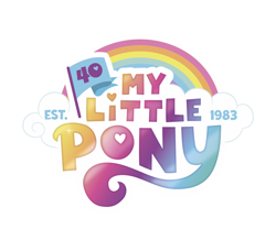 Size: 1696x1476 | Tagged: safe, imported from derpibooru, 40th anniversary, my little pony logo, official, simple background, white background
