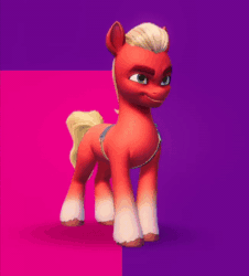 Size: 406x450 | Tagged: safe, imported from derpibooru, sprout cloverleaf, earth pony, pony, animated, countdown, g5, game screencap, male, my little pony: a maretime bay adventure, numbers, solo, sprout, stallion