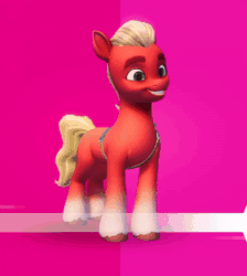 Size: 403x450 | Tagged: safe, imported from derpibooru, screencap, sprout cloverleaf, earth pony, pony, animated, cute, g5, game screencap, male, my little pony: a maretime bay adventure, solo, sproutbetes, stallion