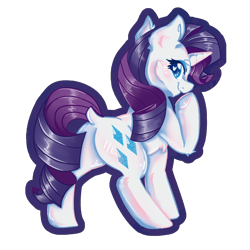 Size: 2000x2000 | Tagged: safe, artist:dankpegasista, derpibooru exclusive, imported from derpibooru, rarity, pony, unicorn, blue eyes, blushing, chest fluff, cute, ear fluff, heart, heart eyes, highlights, long mane, looking at you, png, raised hoof, raribetes, rear view, shading, shiny mane, simple background, smiling, solo, transparent background