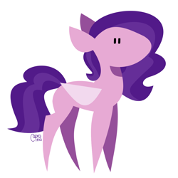 Size: 1050x1050 | Tagged: safe, artist:caprania, imported from derpibooru, pipp petals, pegasus, pony, beady eyes, g5, missing accessory, pointy legs, simple background, solo, vector, white background