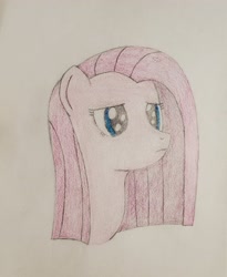 Size: 3024x3696 | Tagged: safe, artist:ceffyl-dŵr, imported from derpibooru, pinkie pie, earth pony, pony, crayon drawing, pinkamena diane pie, solo, traditional art