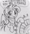 Size: 3101x3500 | Tagged: safe, artist:moozua, imported from derpibooru, oc, oc only, oc:duk, duck pony, parrot, pegasus, pony, cute, dialogue, female, helm, kerchief, lazytown, mare, pegasus oc, pirate, solo, spread wings, you are a pirate