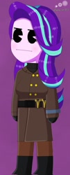 Size: 827x2048 | Tagged: safe, artist:lemonzat115, imported from derpibooru, starlight glimmer, human, equestria girls, clothes, female, military uniform, solo, soviet union, uniform