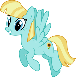 Size: 2989x3000 | Tagged: safe, artist:starryshineviolet, imported from derpibooru, helia, pegasus, pony, hurricane fluttershy, female, flying, g4, looking at you, mare, simple background, smiling, smiling at you, solo, transparent background, vector
