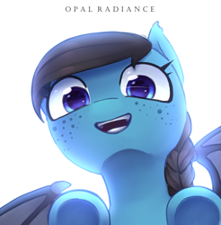 Size: 2240x2272 | Tagged: safe, artist:opal_radiance, imported from derpibooru, oc, oc only, bat pony, bat pony oc, simple background, solo, white background