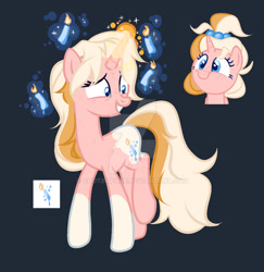 Size: 1024x1052 | Tagged: safe, artist:chotbophoe, imported from derpibooru, oc, pony, unicorn, deviantart watermark, female, magic, mare, obtrusive watermark, solo, watermark