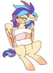 Size: 1172x1612 | Tagged: safe, artist:lambydwight, imported from derpibooru, oc, oc:nighty nap, pegasus, pony, clothes, glasses, pajamas, simple background, solo, white background