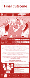 Size: 1000x2583 | Tagged: safe, artist:vavacung, imported from derpibooru, oc, oc:nobilis, oc:proto queen, dragon, hydra, comic:the adventure logs of young queen, female, hug, male, multiple heads