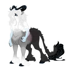 Size: 3800x3600 | Tagged: safe, artist:gigason, imported from derpibooru, oc, oc only, oc:hailstone, centaur, hybrid, taur, interspecies offspring, offspring, parent:lord tirek, parent:rarity, parents:rarirek, simple background, solo, transparent background