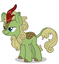 Size: 1711x1854 | Tagged: artist needed, source needed, safe, imported from derpibooru, forest fall, kirin, cloven hooves, male, simple background, smug, solo, transparent background, vector