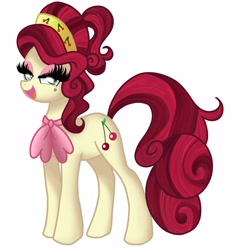 Size: 3810x4096 | Tagged: safe, artist:shadowiesart, imported from derpibooru, cherry jubilee, earth pony, pony, female, simple background, solo, white background