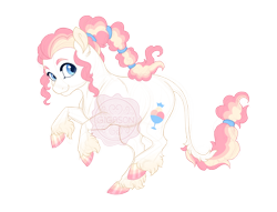 Size: 3412x2600 | Tagged: safe, artist:gigason, imported from derpibooru, oc, oc only, oc:stellar sorbet, earth pony, pony, female, mare, offspring, parent:pinkie pie, parent:prince blueblood, parents:bluepie, simple background, solo, transparent background