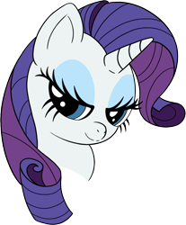 Size: 946x1145 | Tagged: safe, artist:aprilfools, rarity, pony, unicorn, /bale/, female, head, horn, lidded eyes, mare, simple background, solo, transparent background