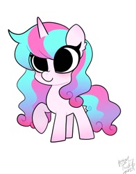 Size: 1074x1368 | Tagged: safe, artist:petaltwinkle, imported from derpibooru, oc, oc only, pony, unicorn, horn, simple background, solo, unicorn oc, white background