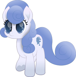 Size: 3854x3912 | Tagged: safe, alternate version, artist:lincolnbrewsterfan, derpibooru exclusive, editor:nc-tv, imported from derpibooru, vector edit, earth pony, pony, my little pony: the movie, .svg available, adorable face, background pony, blue blur, blue eyes, blue mane, blue tail, colored pupils, curly mane, curly tail, cute, cute smile, daylight, daytime, female, happy, high res, hoof heart, inkscape, mare, movie accurate, remake, remastered, simple background, solo, svg, tail, transparent background, underhoof, unnamed character, unnamed pony, vector