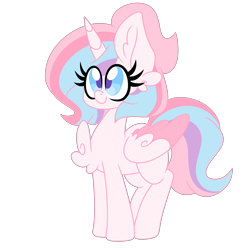 Size: 3000x3000 | Tagged: safe, artist:ladylullabystar, imported from derpibooru, oc, oc only, oc:lullaby star, alicorn, pony, alicorn oc, female, horn, mare, simple background, solo, transparent background, wings