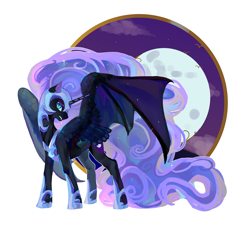 Size: 4540x4124 | Tagged: safe, artist:湮浊湮于浊, imported from derpibooru, nightmare moon, alicorn, pony, female, helmet, hoof shoes, mare, peytral, simple background, solo, spread wings, white background, wings