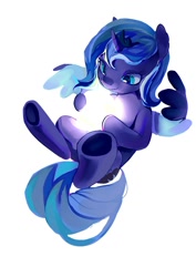 Size: 1075x1517 | Tagged: safe, artist:湮浊湮于浊, imported from derpibooru, princess luna, alicorn, pony, female, filly, foal, light, simple background, solo, white background, woona, younger