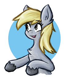 Size: 779x865 | Tagged: safe, artist:daze, imported from derpibooru, derpy hooves, pegasus, pony, chest fluff, female, mare, simple background, smiling, solo, transparent background