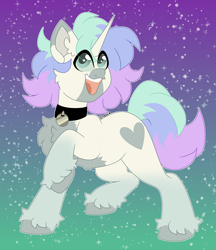 Size: 4912x5696 | Tagged: safe, artist:crazysketch101, imported from derpibooru, oc, oc only, oc:lyra snowheart, pony, unicorn, gradient background, horn, solo, unicorn oc