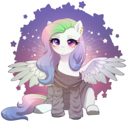 Size: 2213x2132 | Tagged: safe, alternate version, artist:avrameow, imported from derpibooru, part of a set, oc, oc only, pegasus, pony, alternate character, clothes, commission, oversized clothes, pegasus oc, simple background, solo, sweater, transparent background, ych result