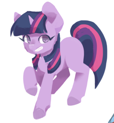 Size: 444x479 | Tagged: safe, artist:snowflake_pone, imported from derpibooru, twilight sparkle, pony, unicorn, female, heart, heart eyes, horn, looking at you, mare, missing cutie mark, raised hoof, simple background, smiling, solo, standing, unicorn twilight, white background, wingding eyes