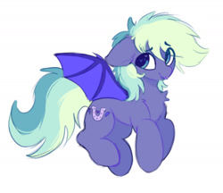 Size: 1624x1401 | Tagged: safe, artist:flixanoa, imported from derpibooru, oc, oc only, oc:murphy, bat pony, pony, :p, bat pony oc, bat wings, chest fluff, cute, floating, heart, heart eyes, pony oc, simple background, sketch, solo, spread wings, tongue out, white background, wingding eyes, wings