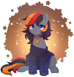 Size: 2052x2118 | Tagged: safe, alternate version, artist:avrameow, imported from derpibooru, part of a set, oc, oc only, earth pony, pony, alternate character, clothes, commission, earth pony oc, oversized clothes, simple background, solo, sweater, transparent background, ych result