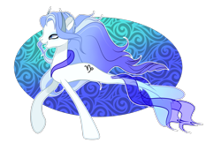Size: 4096x2655 | Tagged: safe, artist:harmonyvitality-yt, imported from derpibooru, oc, oc only, merpony, seapony (g4), base used, blue mane, dorsal fin, female, fin, fish tail, flowing mane, open mouth, sea pony oc, seapony oc, simple background, smiling, solo, tail, transparent background, underwater, water