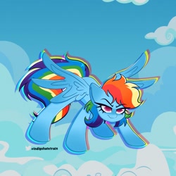 Size: 2048x2048 | Tagged: safe, artist:indigohatetrain, imported from derpibooru, rainbow dash, pegasus, pony, female, solo