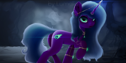 Size: 2000x1000 | Tagged: safe, artist:lumolla, imported from derpibooru, oc, pony, unicorn, bracelet, jewelry, monochrome, necklace, solo