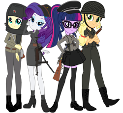 Size: 2903x2651 | Tagged: safe, artist:edy_january, edit, imported from derpibooru, vector edit, applejack, fluttershy, rarity, sci-twi, twilight sparkle, human, equestria girls, base used, call of duty, call of duty zombies, clothes, edward richtofen, free to use, germany, glasses, gun, hat, helmet, ija, impirial army, japanese, katana, link in description, m1 thompson, marine, marines, military, military uniform, miniskirt, mp 40, nikolai belinski, ppsh-41, red army, russia, simple background, skirt, socks, soldier, soldiers, soviet union, submachinegun, sword, takeo masaki, tank dempsey, thigh highs, thigh socks, tommy gun, transparent background, ultimis, uniform, united states, usmc, vector, vector used, weapon, wehrmacht, wunderwaffe.dg2