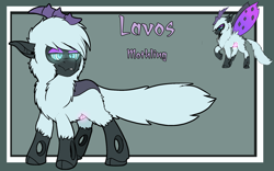 Size: 1920x1200 | Tagged: safe, artist:brainiac, imported from derpibooru, oc, oc:lavos, changeling, moth, mothling, original species, cloven hooves, male, reference sheet, solo, stallion