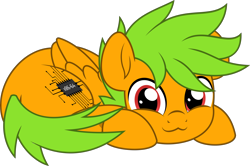 Size: 5000x3321 | Tagged: safe, artist:jhayarr23, imported from derpibooru, oc, oc:galder rust, pegasus, pony, :3, commission, looking at you, lying down, male, ponyloaf, prone, simple background, solo, transparent background, ych result