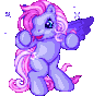 Size: 96x88 | Tagged: safe, imported from derpibooru, starsong, pegasus, pony, animated, cute, dancing, female, g3, gif, mare, picture for breezies, pinkie pie's party, simple background, solo, starsawwwng, transparent background