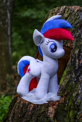 Size: 1440x2160 | Tagged: artist needed, safe, imported from derpibooru, oc, oc only, oc:marussia, pegasus, pony, female, folded wings, irl, mare, nation ponies, photo, russia, russian flag, solo, wings
