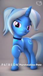 Size: 720x1280 | Tagged: safe, artist:marshmallow-pone, imported from derpibooru, trixie, 3d, female, solo, source filmmaker