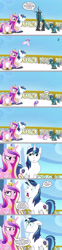 Size: 1141x4617 | Tagged: safe, artist:silverbuller, imported from derpibooru, princess cadance, princess flurry heart, queen chrysalis, shining armor, oc, alicorn, changeling, changeling queen, changepony, hybrid, pony, unicorn, angry for no reason, bastard, brother and sister, comic, female, half-siblings, illegitimate, implied rape, interspecies offspring, male, offspring, parent:queen chrysalis, parent:shining armor, parents:shining chrysalis, siblings