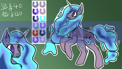 Size: 1361x778 | Tagged: safe, artist:brybrychan, imported from derpibooru, oc, oc only, pony, unicorn, bust, duo, female, horn, mare, rearing, unicorn oc, watermark