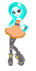 Size: 340x664 | Tagged: safe, artist:lovemonsterhigh123, imported from twibooru, oc, oc:beam screws, belt buckle, bracelet, braid, clothes, daughter, dress, eyeshadow, female, gown, image, jeans, jewelry, makeup, mary janes, pants, png, ponied up, shoes, yellow eyes