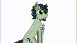 Size: 426x240 | Tagged: safe, artist:nismorose, imported from derpibooru, oc, oc:anon, oc:filly anon, earth pony, pony, animated, blinking, cheek fluff, chest fluff, cute, ear flick, ear fluff, eye lashes, female, filly, fluffy, gif, loop, perfect loop, question mark, simple background, sitting, white background, youtube link