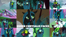 Size: 1280x720 | Tagged: safe, editor:quoterific, imported from derpibooru, queen chrysalis, a canterlot wedding, frenemies (episode), the ending of the end, the mean 6, to where and back again