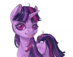 Size: 1280x1002 | Tagged: safe, artist:kovoranu, imported from derpibooru, twilight sparkle, alicorn, pony, :p, cute, simple background, solo, tongue out, twilight sparkle (alicorn), white background