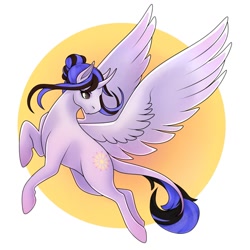 Size: 1000x1000 | Tagged: safe, artist:waxraven, imported from derpibooru, oc, oc only, alicorn, pony, alicorn oc, horn, simple background, solo, white background, wings