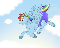 Size: 2500x2000 | Tagged: safe, artist:galaxylatte, imported from derpibooru, rainbow dash, pegasus, pony, adult, adult diaper, adult foal, clothes, diaper, diaper fetish, diapered, female, fetish, flying, g4, hooves, mare, non-baby in diaper, open mouth, open smile, poofy diaper, simple background, simple shading, smiling, solo, spread wings, underwear, wings