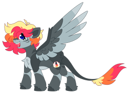 Size: 7198x5355 | Tagged: safe, artist:crazysketch101, imported from derpibooru, oc, oc only, oc:crazy looncrest, pegasus, pony, chest fluff, leonine tail, pegasus oc, simple background, solo, tail, transparent background, unshorn fetlocks