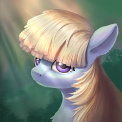 Size: 3200x3200 | Tagged: safe, artist:little_mouse, imported from derpibooru, oc, oc only, oc:leo, earth pony, pony, bust, crepuscular rays, earth pony oc, solo