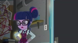 Size: 2160x1210 | Tagged: safe, imported from derpibooru, screencap, sci-twi, twilight sparkle, human, equestria girls, friendship games, clothes, crystal prep academy, crystal prep academy uniform, female, glasses, necktie, school uniform, schoolgirl