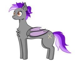 Size: 1230x966 | Tagged: safe, artist:nismorose, imported from derpibooru, oc, oc only, oc:belldrums, bat pony, bat pony oc, bat wings, cheek fluff, chest fluff, ear fluff, ear tufts, eyelashes, fangs, female, mare, multicolored hair, multicolored tail, purple hair, purple tail, simple background, slit pupils, solo, tail, transparent background, wings